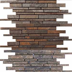 Modern Slate 16 by 12 Decorative Tile Color-Multi